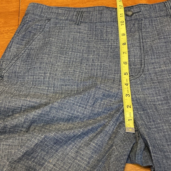 Marc Anthony Mens Size 36 Blue Shorts 9” Inseam Flat Front Zip Fly Pockets - Picture 11 of 12